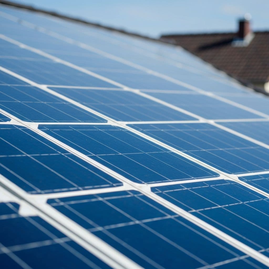 Photovoltaikanlage auf einem Hausdach in der Ostschweiz